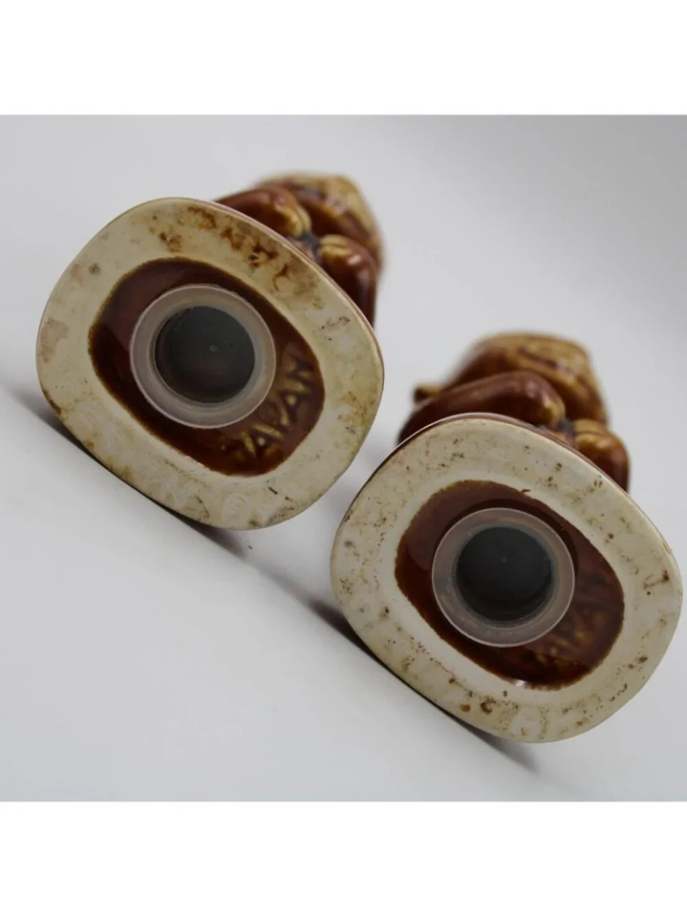 Kon-Tiki Salt And Pepper Shaker Set Steve Crane M Kato Seto Japan 1960s Vintage